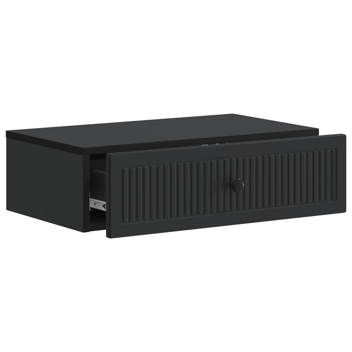 Wandmontierter Beistelltisch Schwarz 59 x 34,5 x 17 cm
