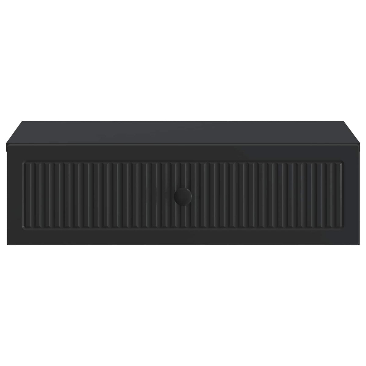 Wandmontierter Beistelltisch Schwarz 59 x 34,5 x 17 cm