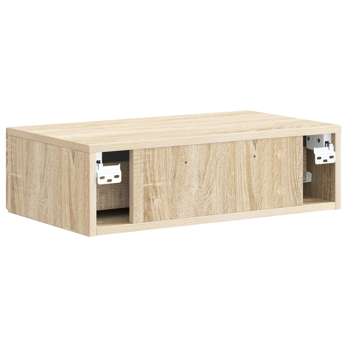 Wandmontierter Beistelltisch Sonoma-Eiche 59 x 34,5 x 17 cm