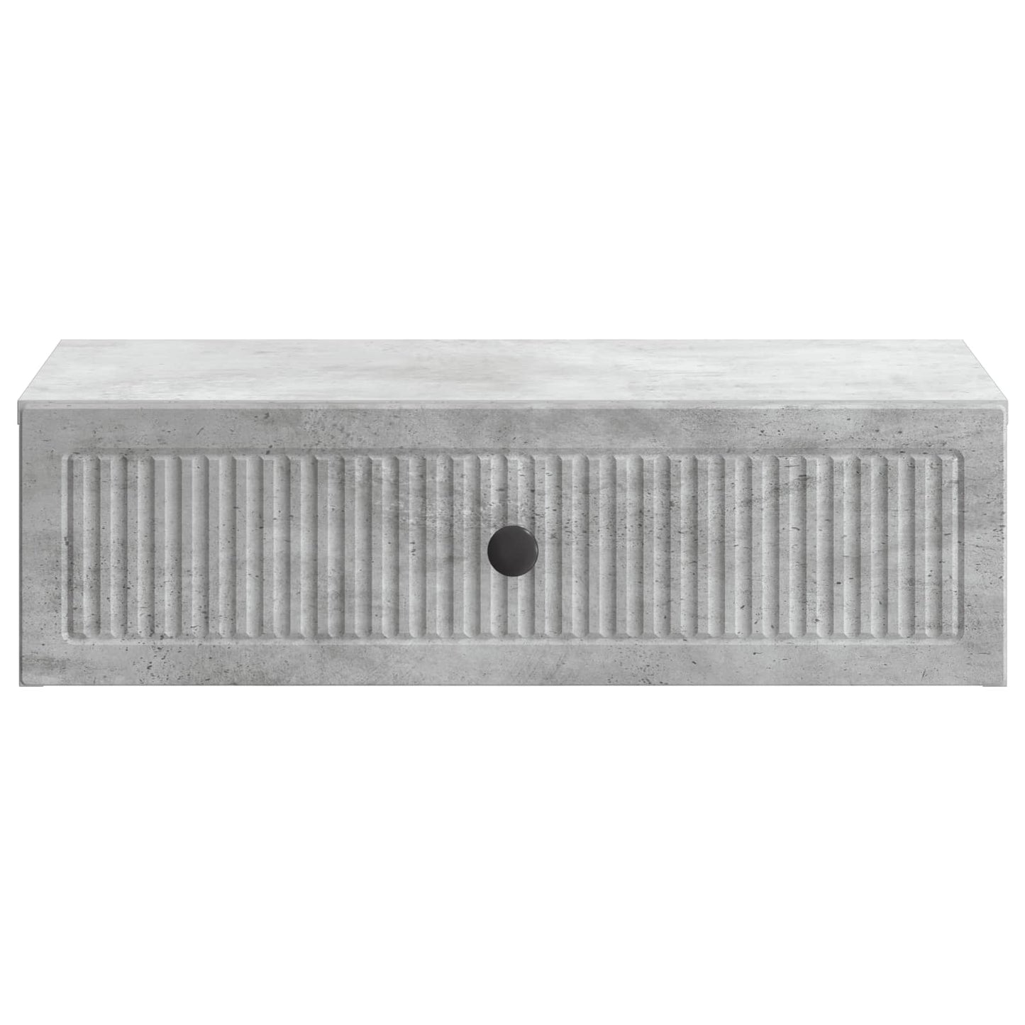 Wandmontierter Beistelltisch Betongrau 59 x 34,5 x 17 cm
