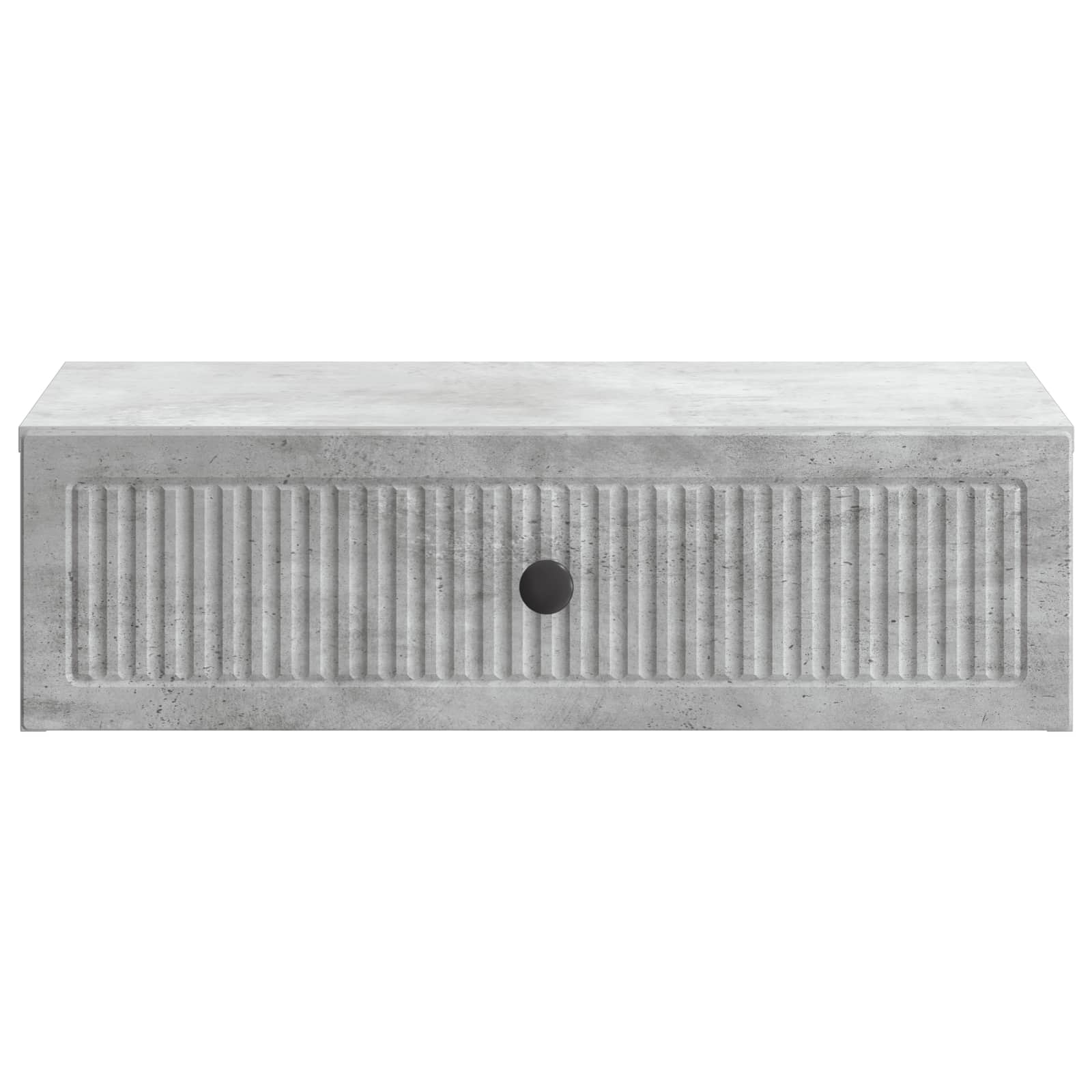 Wandmontierter Beistelltisch Betongrau 59 x 34,5 x 17 cm