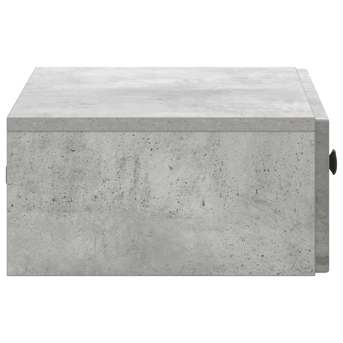Wandmontierter Beistelltisch Betongrau 59 x 34,5 x 17 cm
