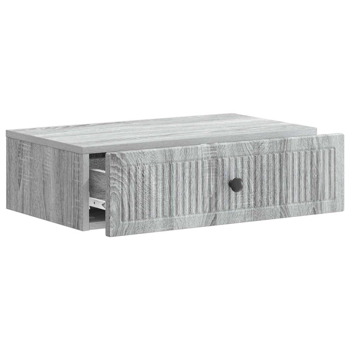 Wandmontierter Beistelltisch Graues Sonoma 59 x 34,5 x 17 cm