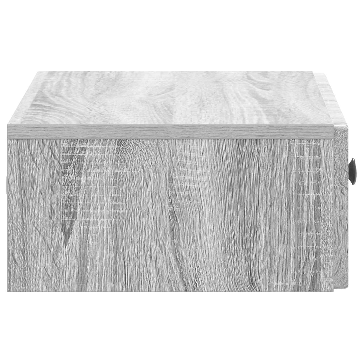 Wandmontierter Beistelltisch Graues Sonoma 59 x 34,5 x 17 cm