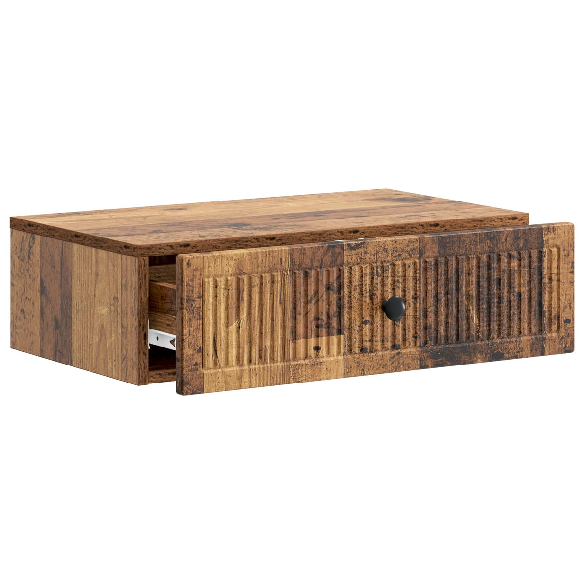 Wandmontierter Beistelltisch Altholz 59 x 34,5 x 17 cm