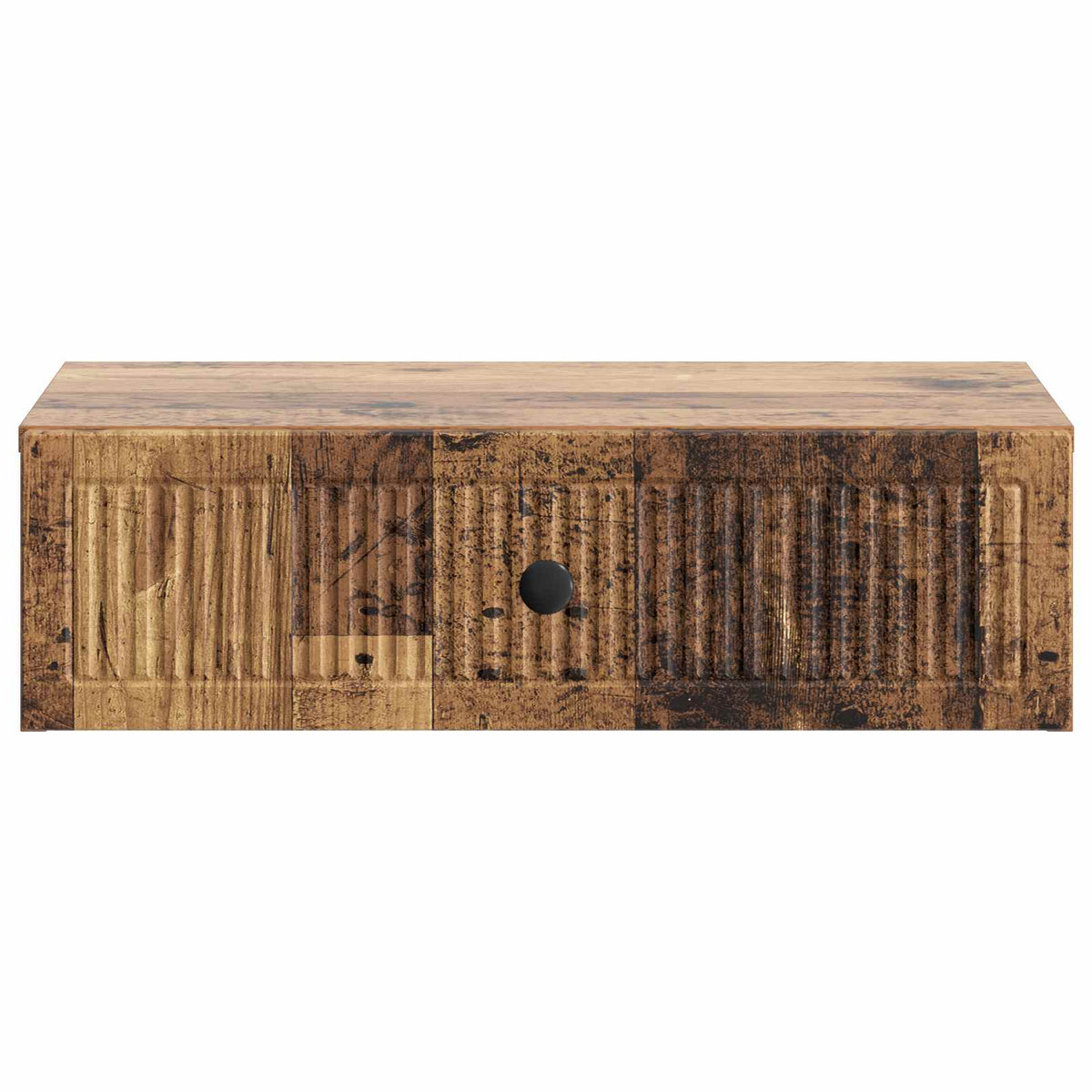 Wandmontierter Beistelltisch Altholz 59 x 34,5 x 17 cm