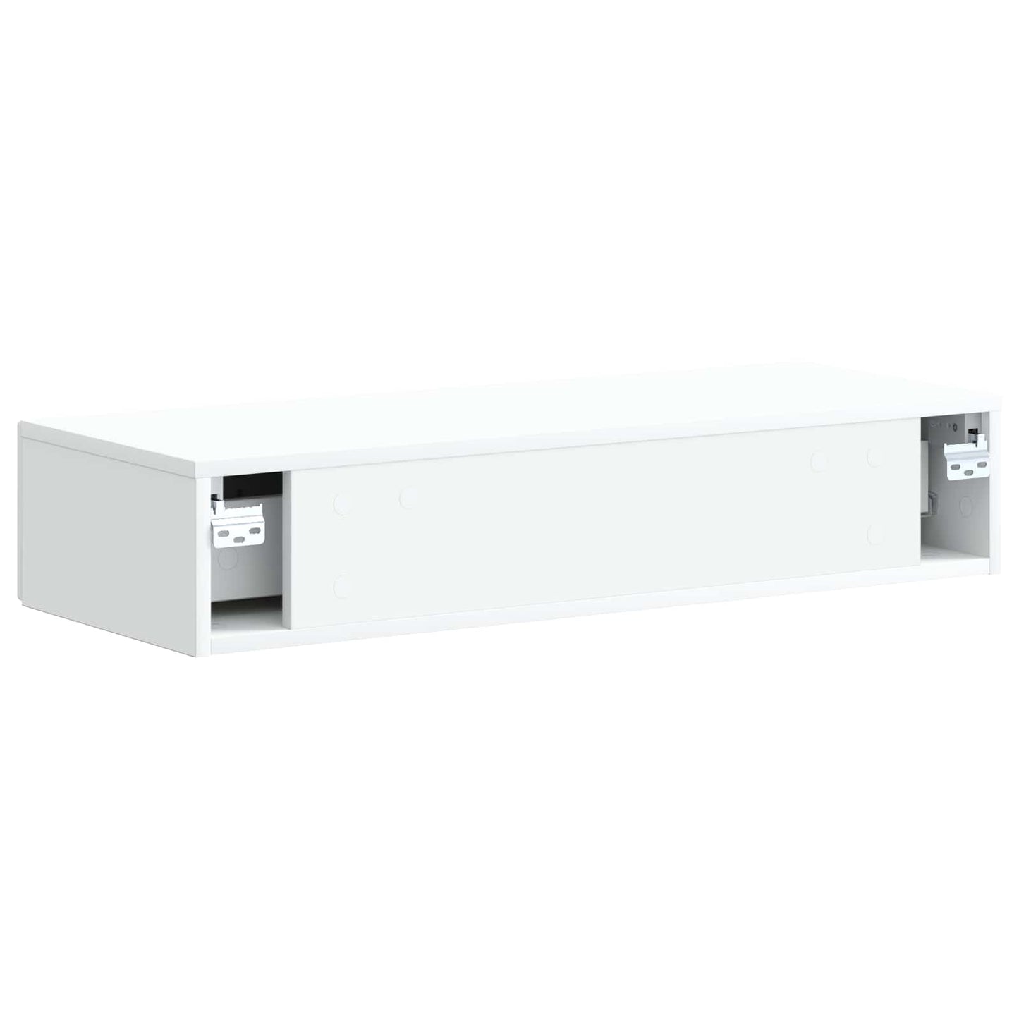 Wandmontierter Beistelltisch Weiß 87,5 x 34,5 x 17 cm