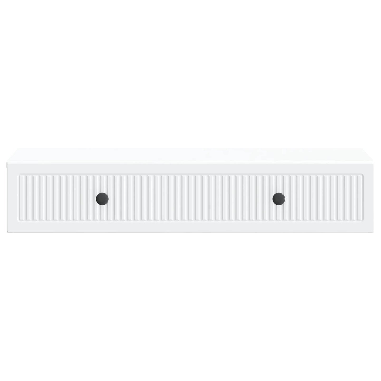 Wandmontierter Beistelltisch Weiß 87,5 x 34,5 x 17 cm