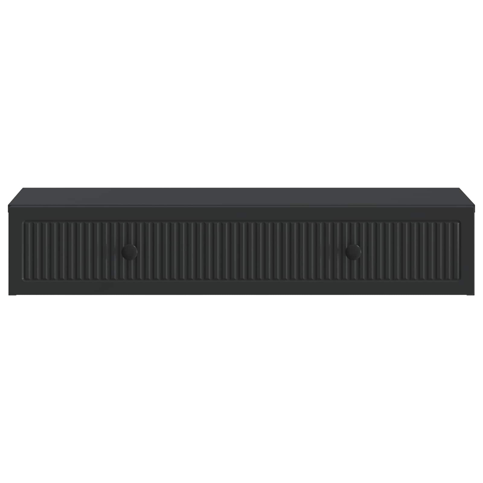 Wandmontierter Beistelltisch Schwarz 87,5 x 34,5 x 17 cm