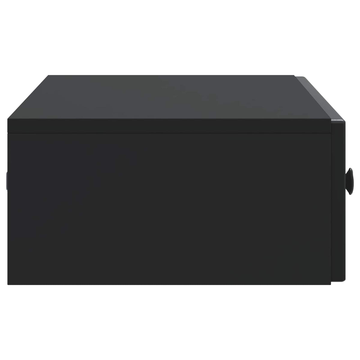Wandmontierter Beistelltisch Schwarz 87,5 x 34,5 x 17 cm