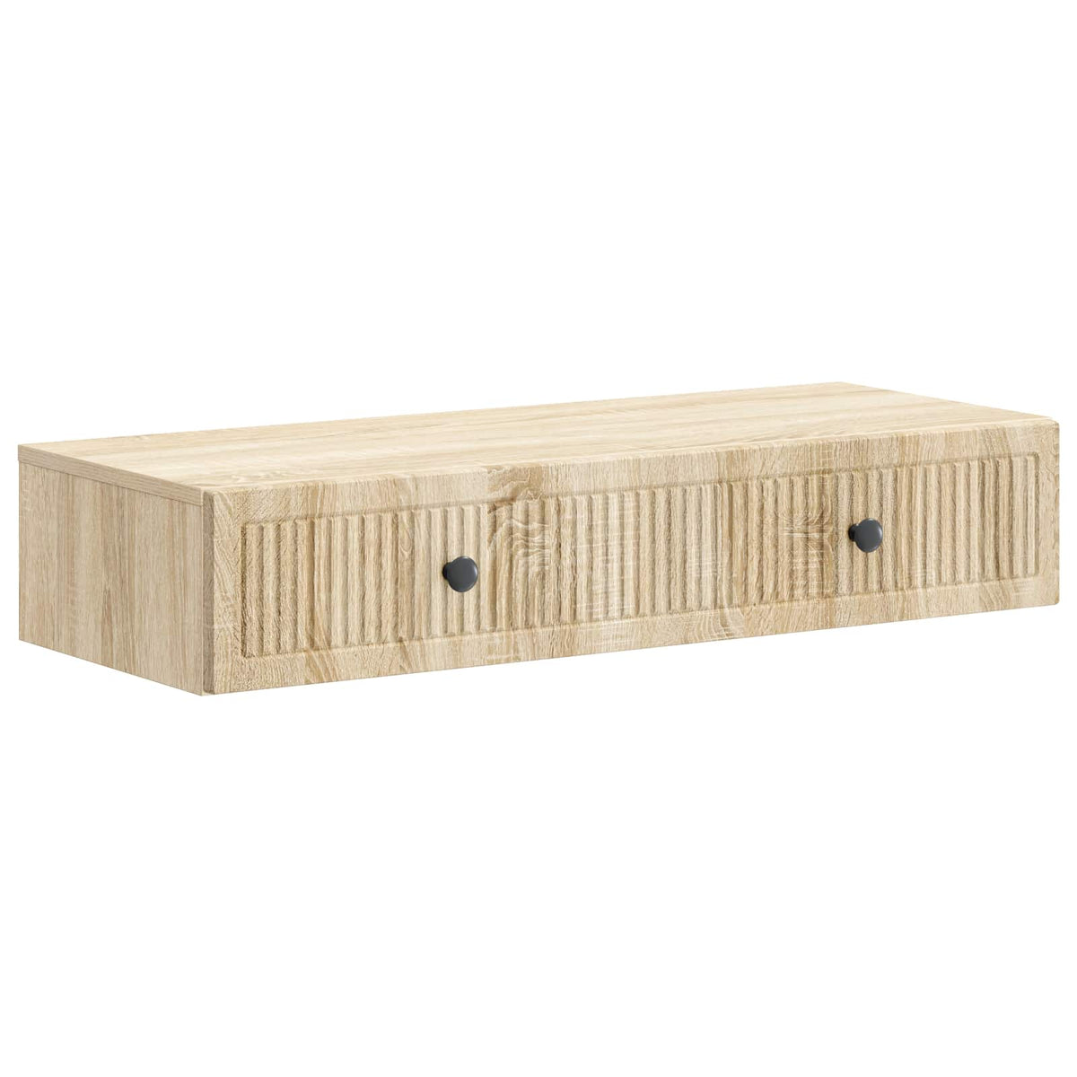 Wandmontierter Beistelltisch Sonoma-Eiche 87,5 x 34,5 x 17 cm