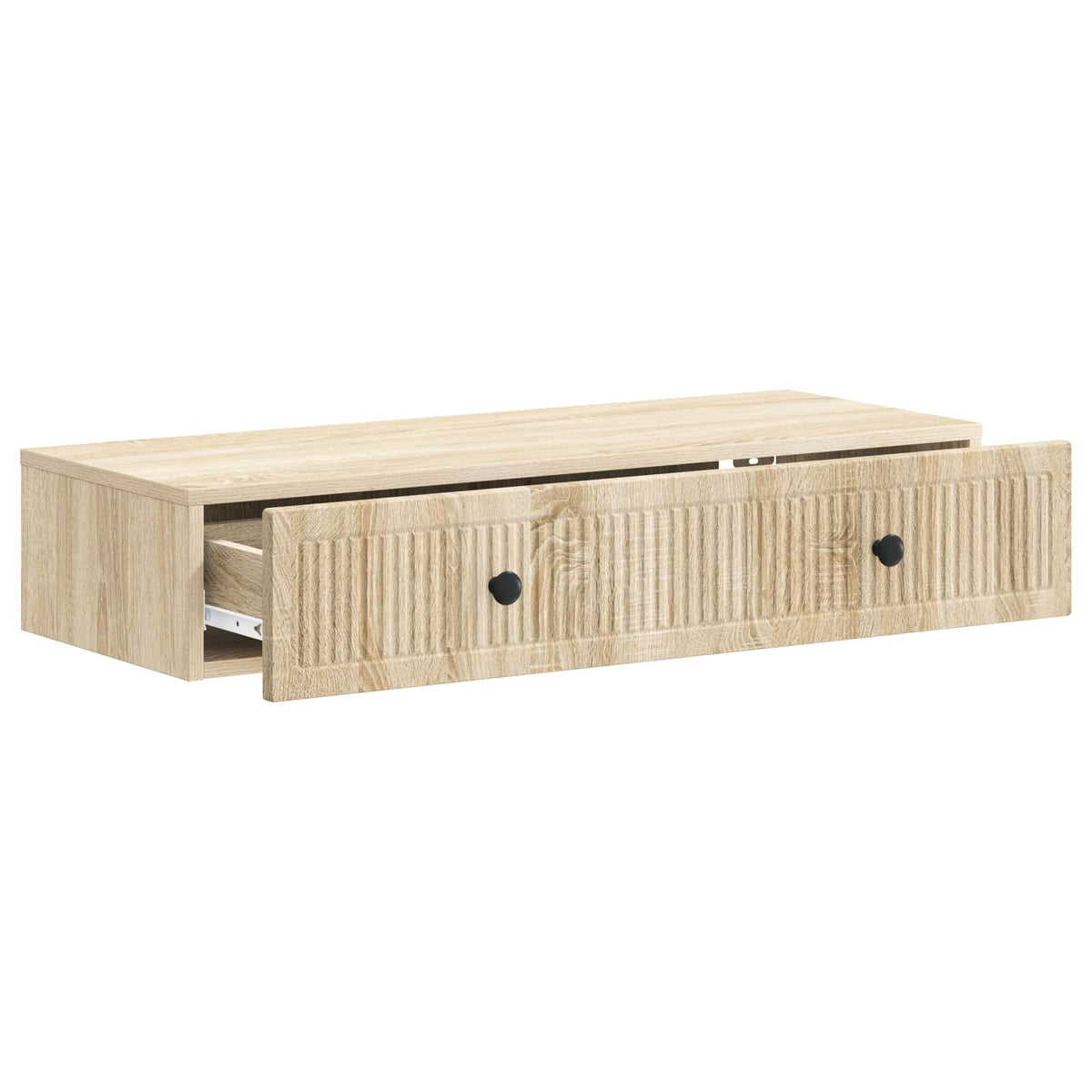 Wandmontierter Beistelltisch Sonoma-Eiche 87,5 x 34,5 x 17 cm