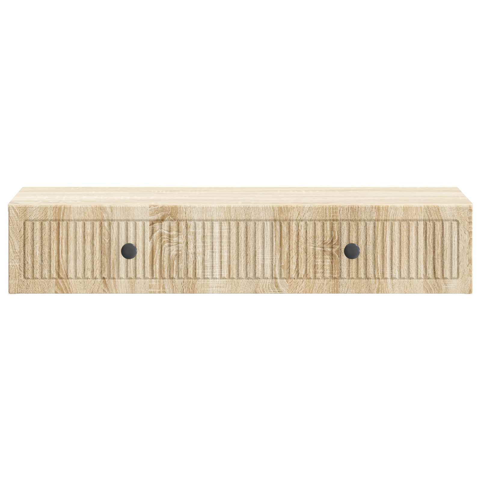 Wandmontierter Beistelltisch Sonoma-Eiche 87,5 x 34,5 x 17 cm