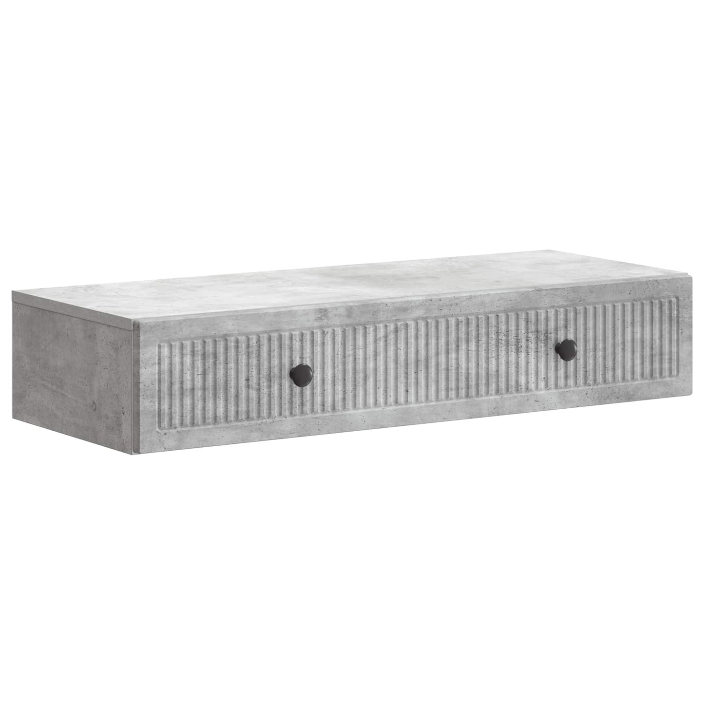 Wandmontierter Beistelltisch Betongrau 87,5 x 34,5 x 17 cm