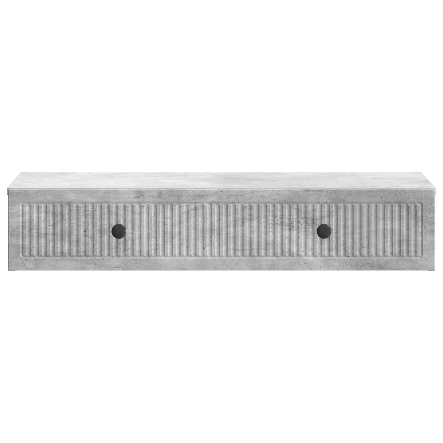 Wandmontierter Beistelltisch Betongrau 87,5 x 34,5 x 17 cm
