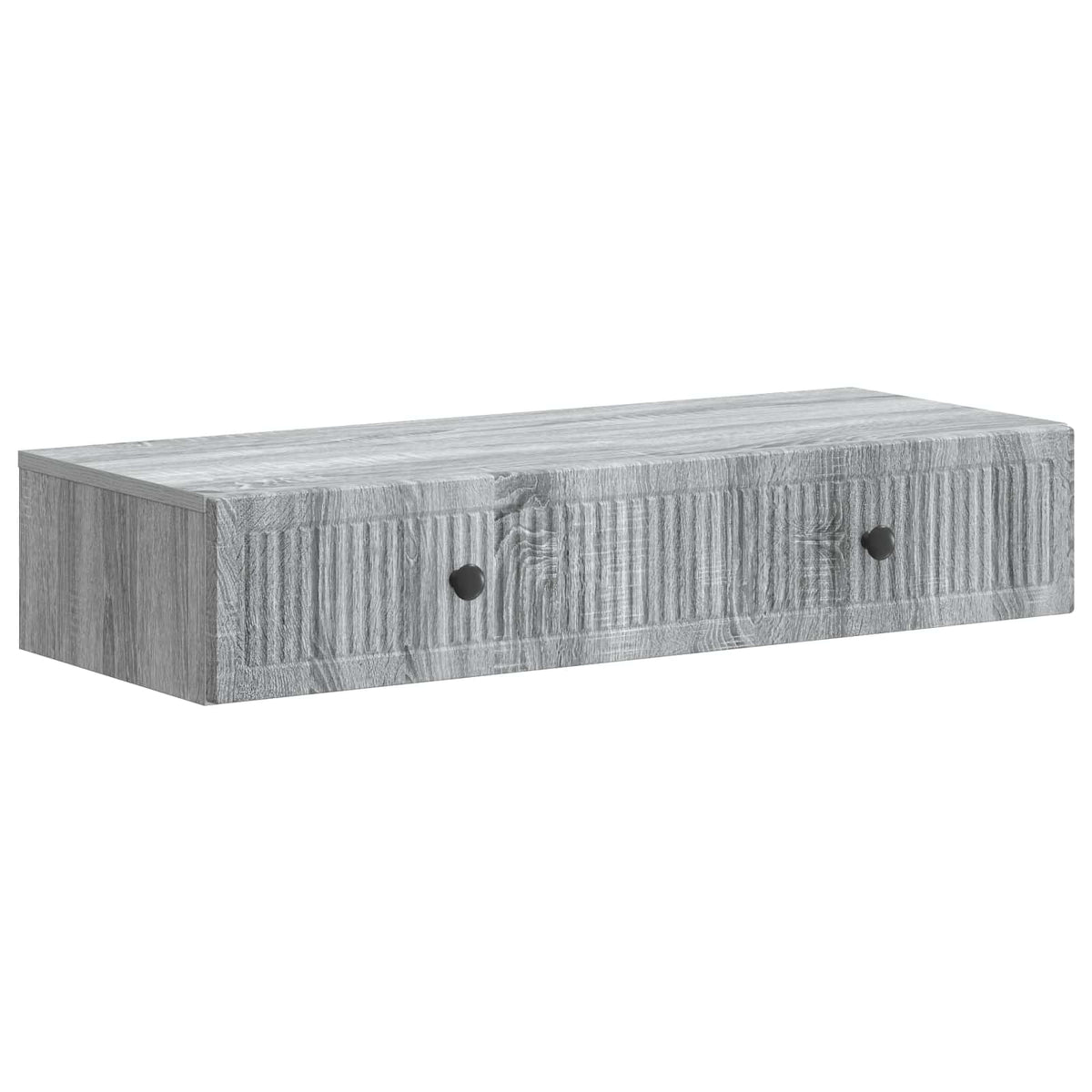 Wandmontierter Beistelltisch Graues Sonoma 87,5 x 34,5 x 17 cm