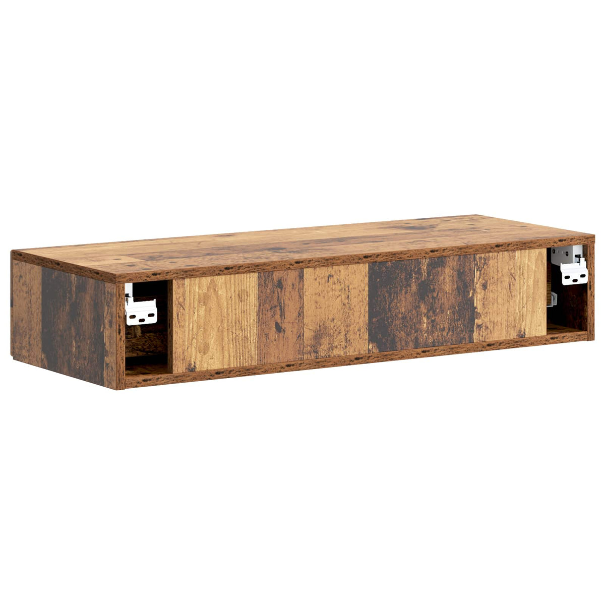 Wandmontierter Beistelltisch Altholz 87,5 x 34,5 x 17 cm