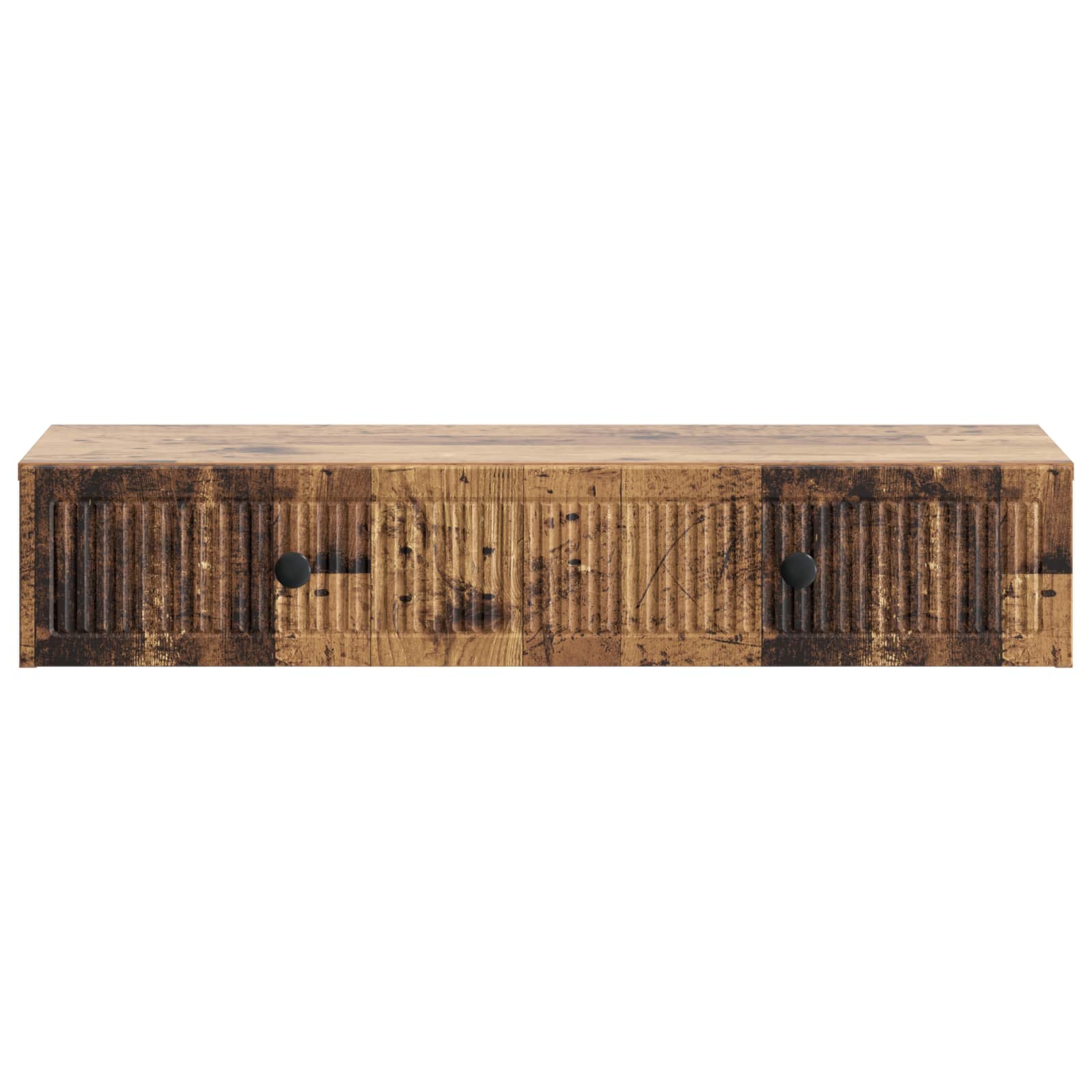 Wandmontierter Beistelltisch Altholz 87,5 x 34,5 x 17 cm