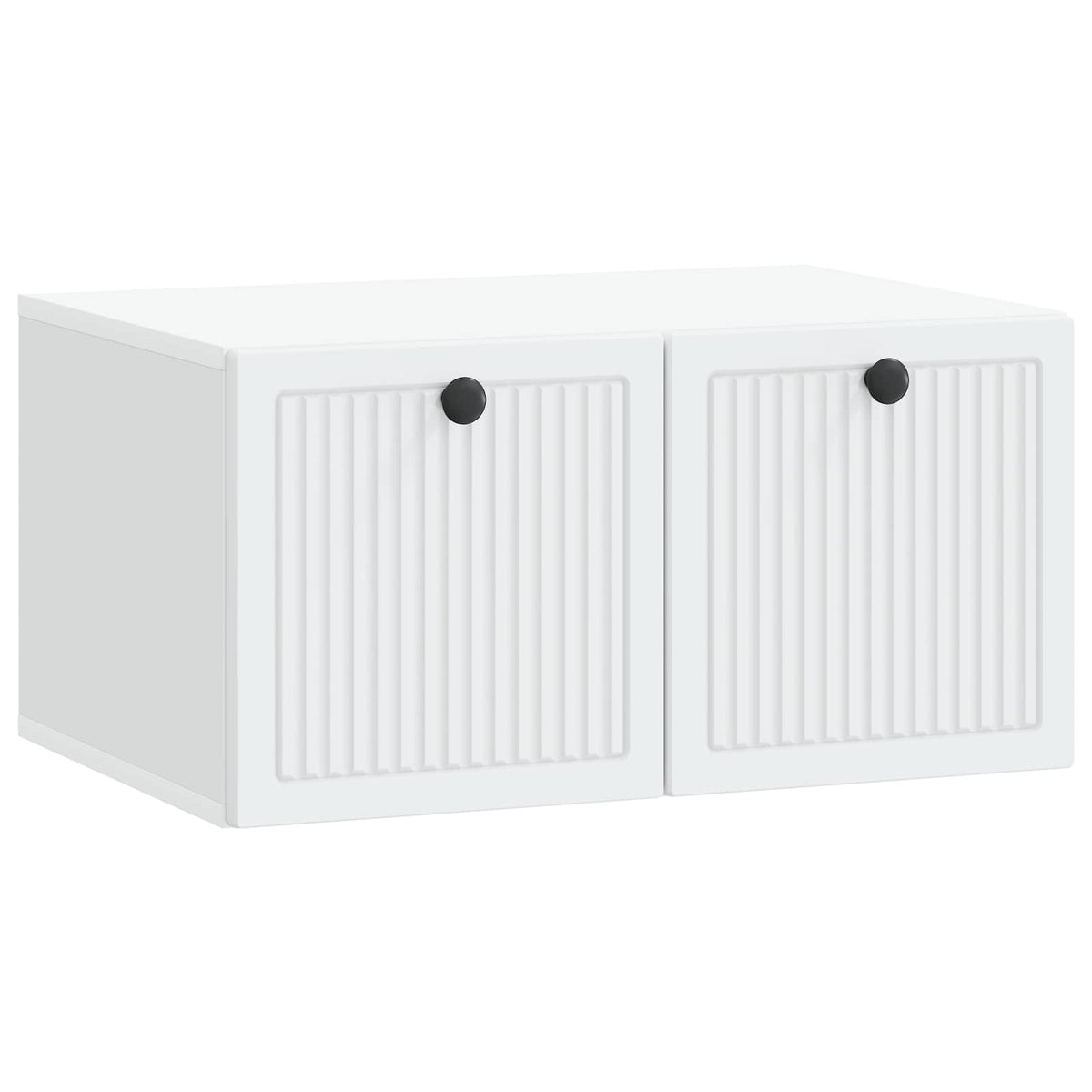 Wandmontierter TV-Schrank Weiß 59,5 x 41 x 30 cm Holzwerkstoff
