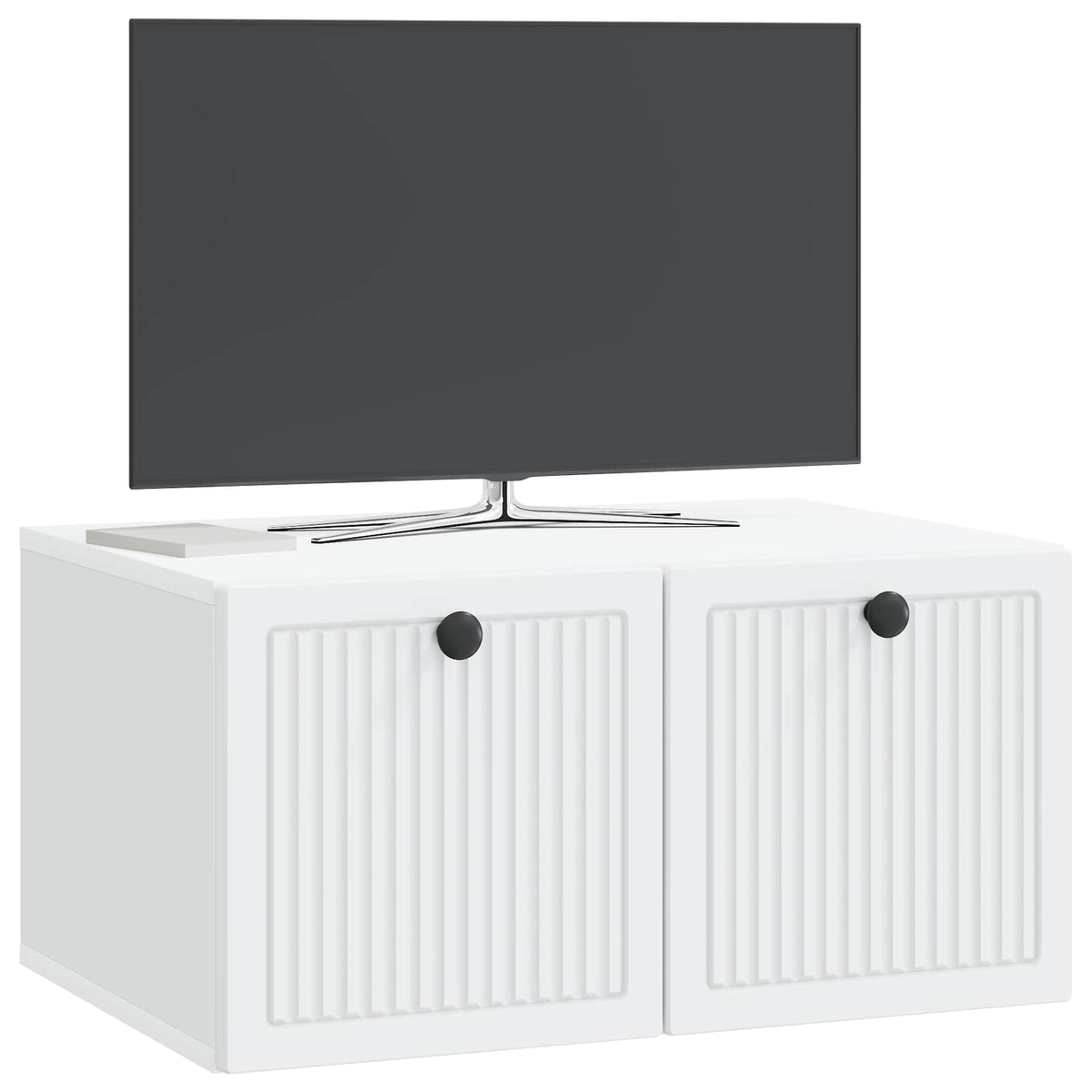 Wandmontierter TV-Schrank Weiß 59,5 x 41 x 30 cm Holzwerkstoff