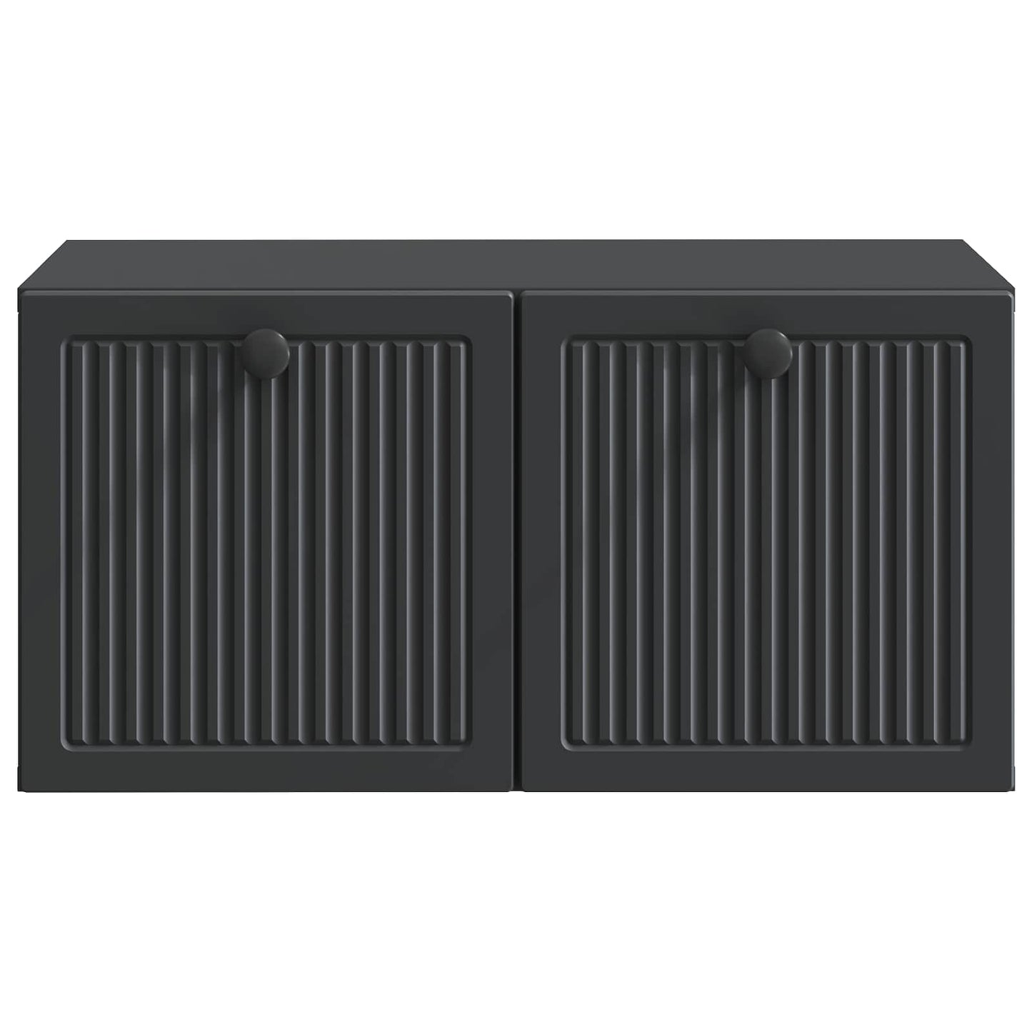 Wandmontierter TV-Schrank Schwarz 59,5 x 41 x 30 cm