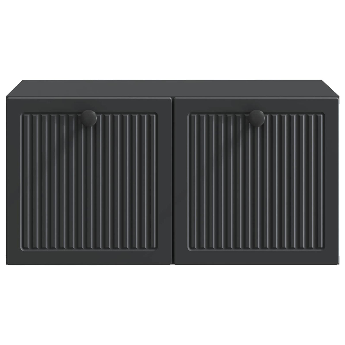 Wandmontierter TV-Schrank Schwarz 59,5 x 41 x 30 cm