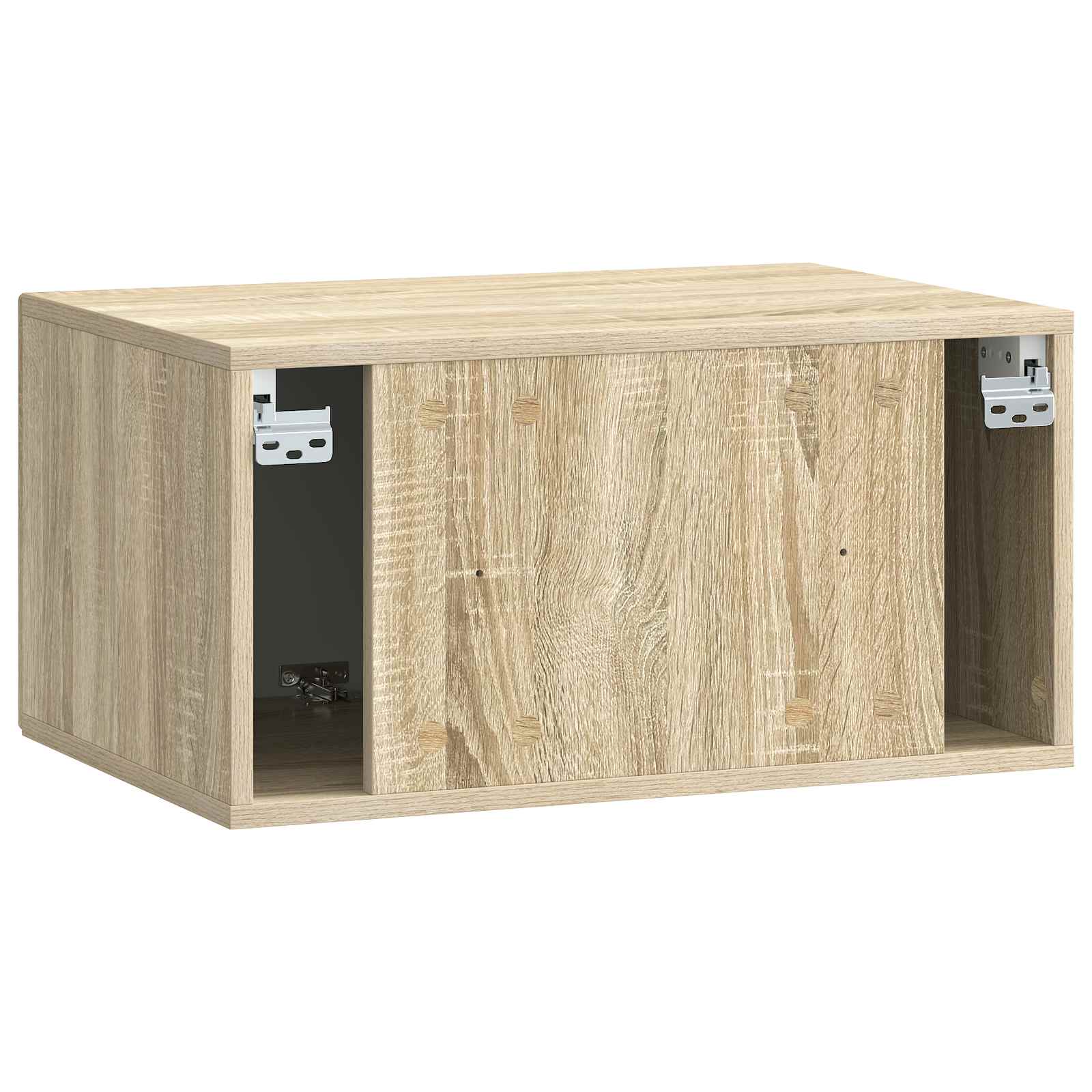 Wandmontierter TV-Schrank Sonoma-Eiche 59,5 x 41 x 30 cm