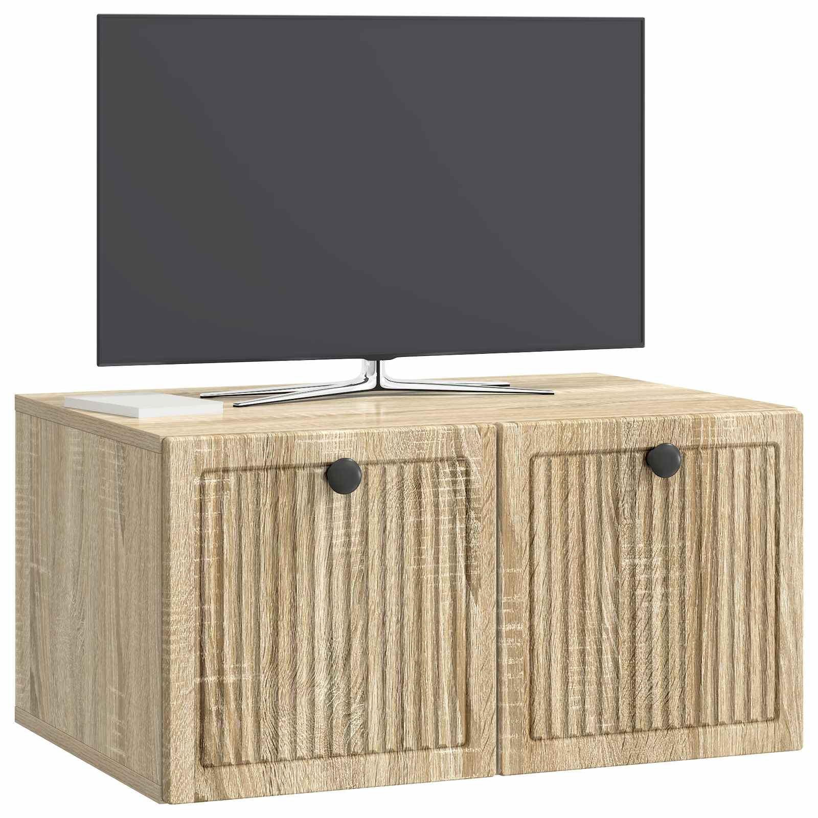 Wandmontierter TV-Schrank Sonoma-Eiche 59,5 x 41 x 30 cm