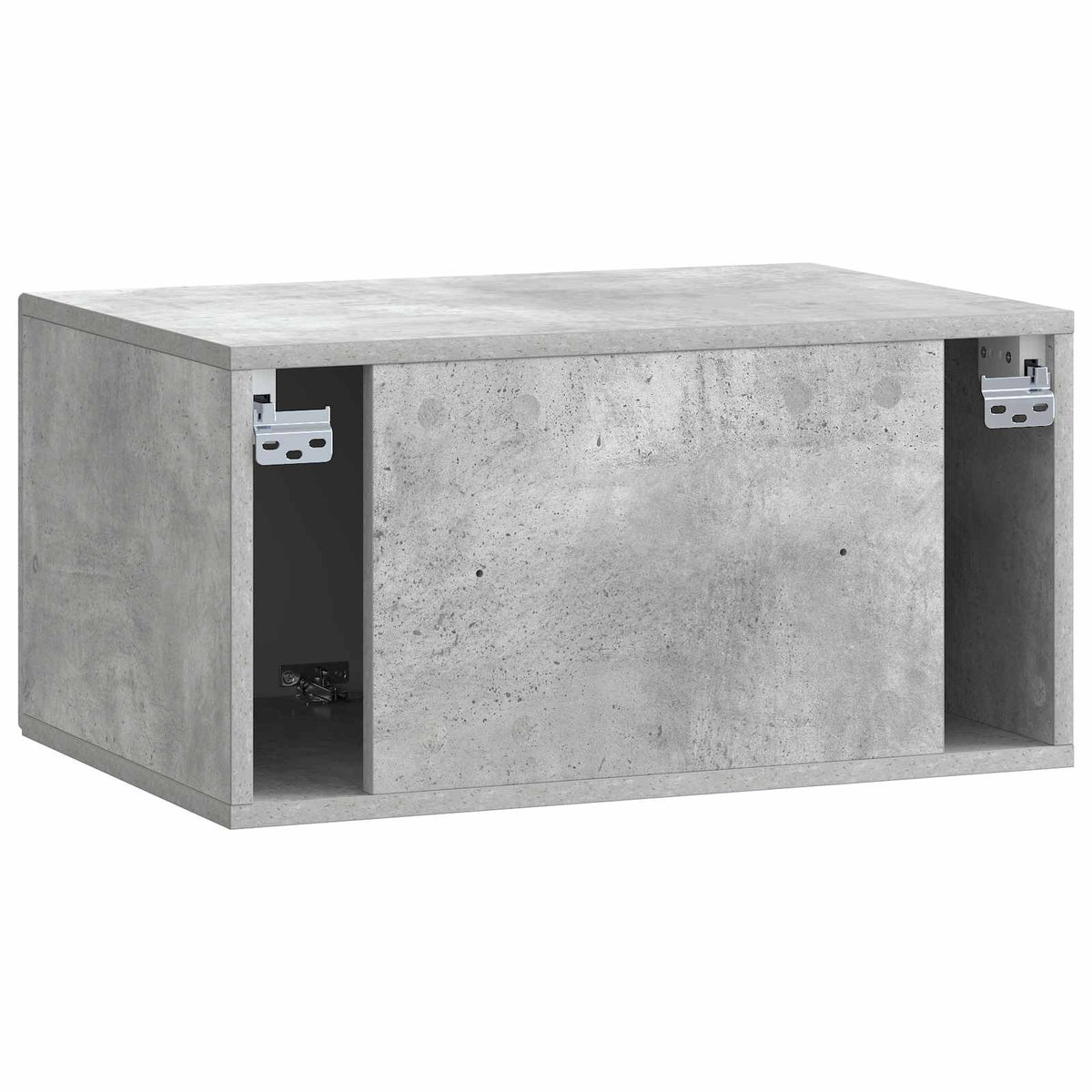 Wandmontierter TV-Schrank Betongrau 59,5 x 41 x 30 cm