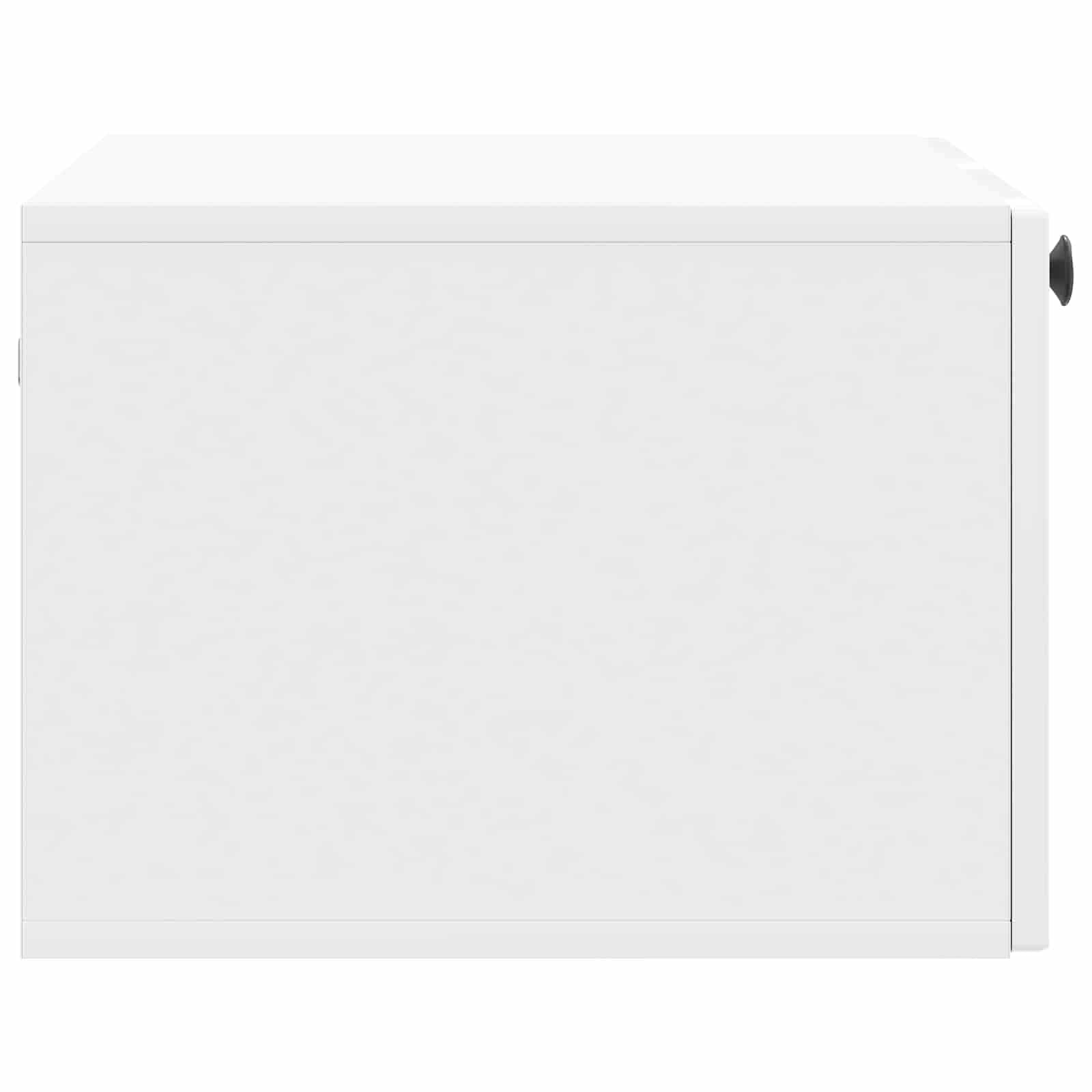Wandmontierter TV-Schrank Hochglanz Weiß 59,5 x 41 x 30 cm