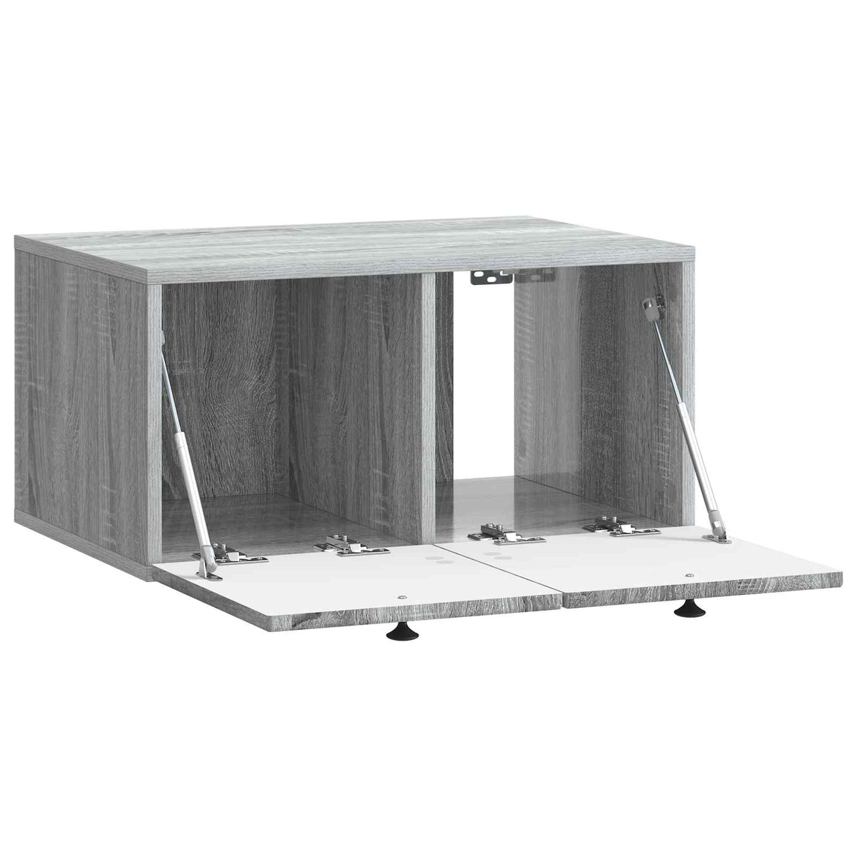Wandmontierter TV-Schrank Graues Sonoma 59,5 x 41 x 30 cm