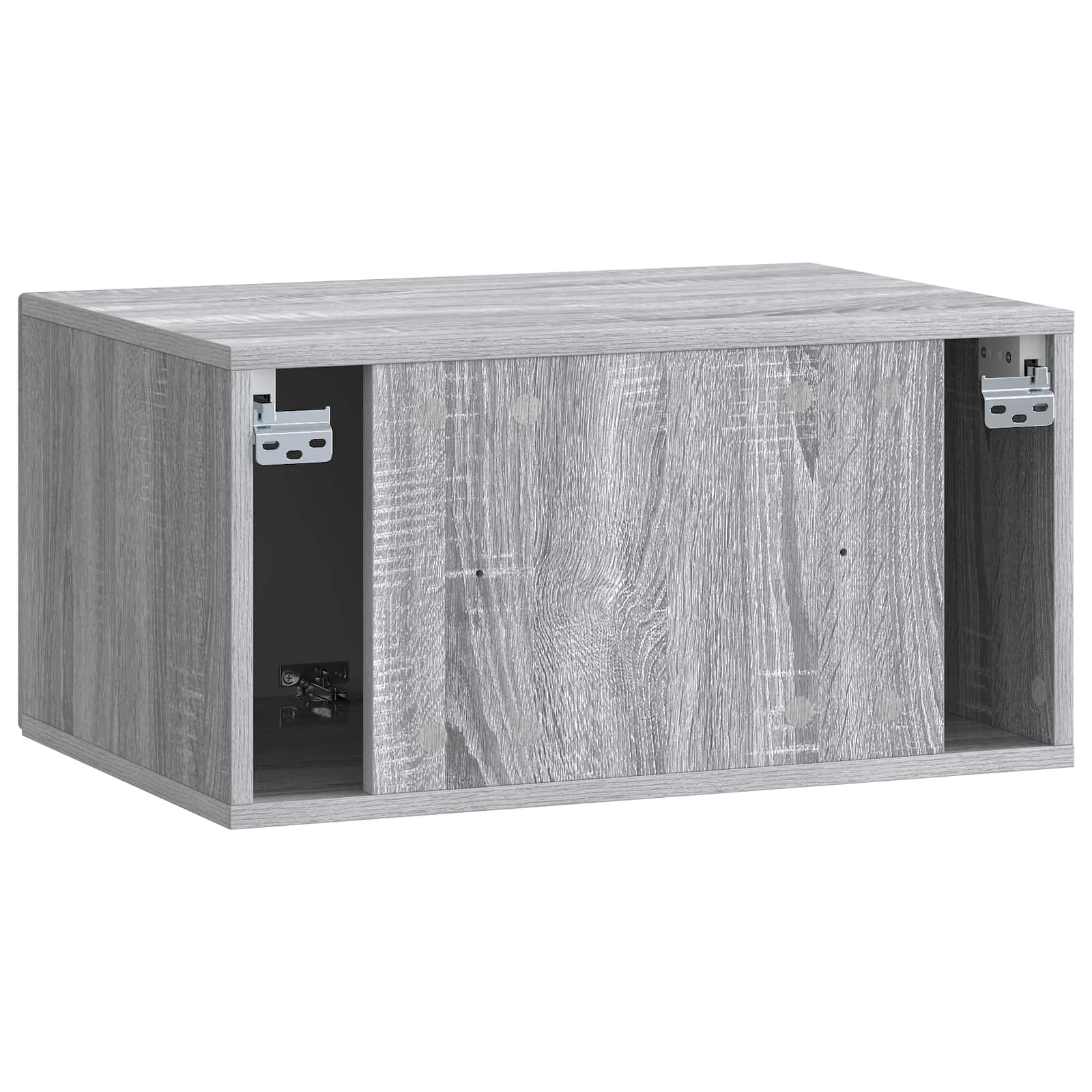 Wandmontierter TV-Schrank Graues Sonoma 59,5 x 41 x 30 cm