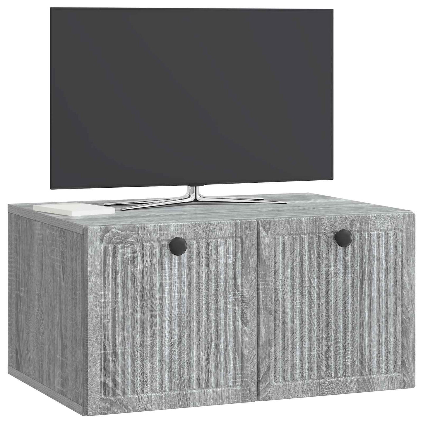 Wandmontierter TV-Schrank Graues Sonoma 59,5 x 41 x 30 cm