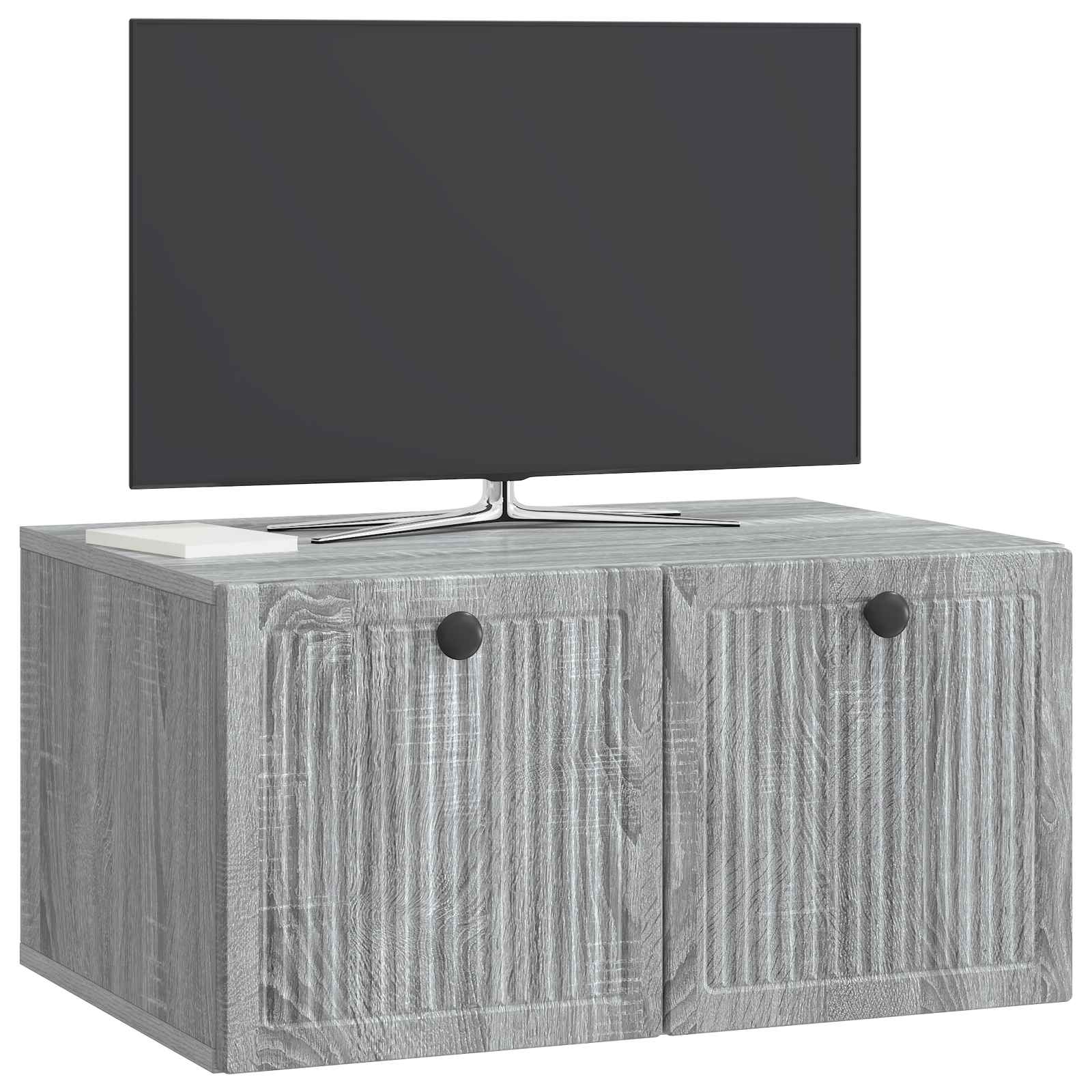 Wandmontierter TV-Schrank Graues Sonoma 59,5 x 41 x 30 cm