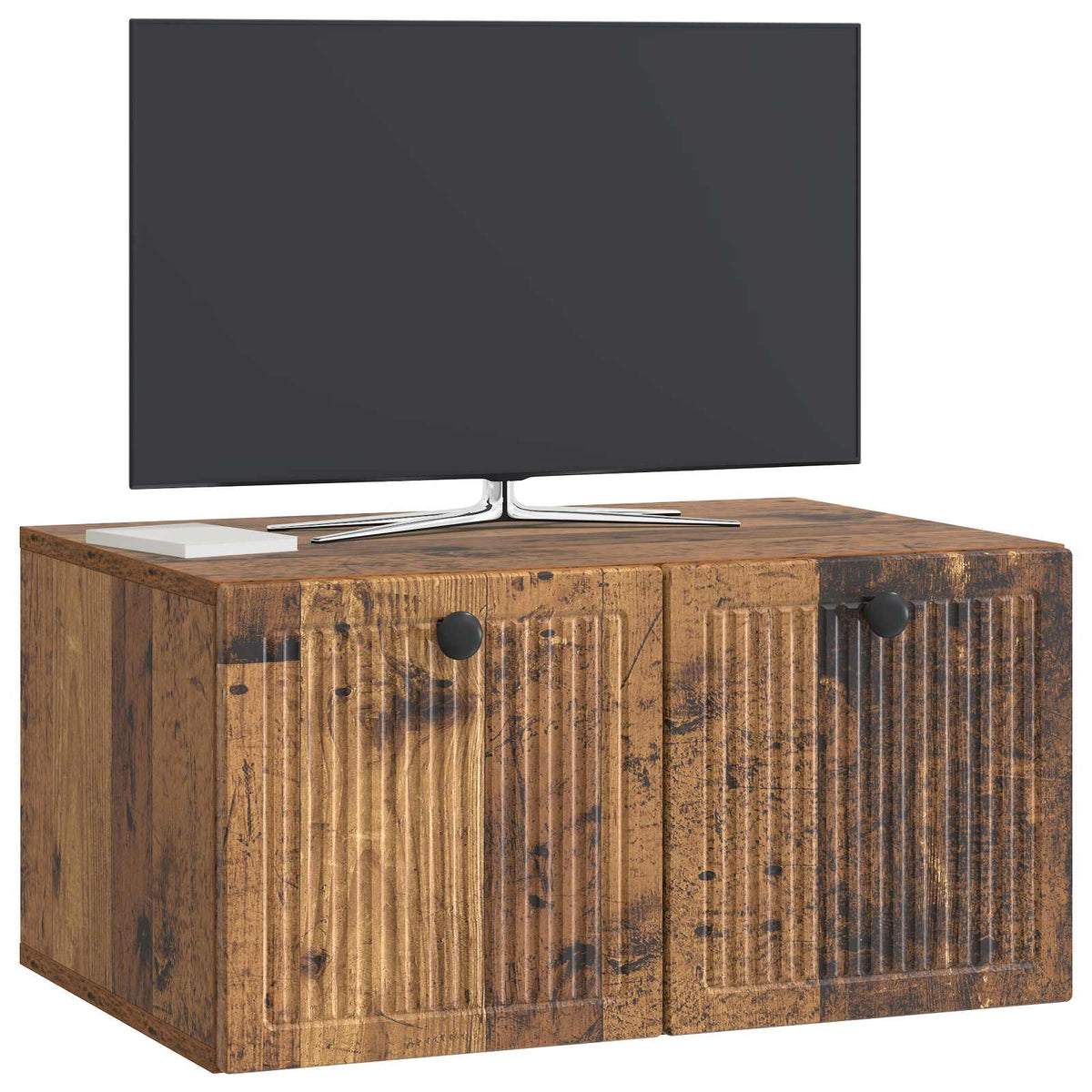 Wandmontierter TV-Schrank Altholz 59,5 x 41 x 30 cm