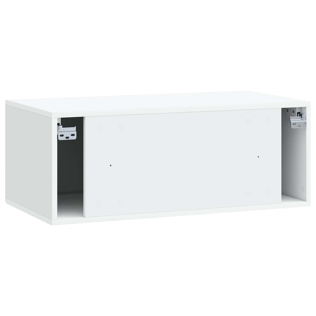 Wandmontierter TV-Schrank Weiß 78,5 x 41 x 30 cm Holzwerkstoff