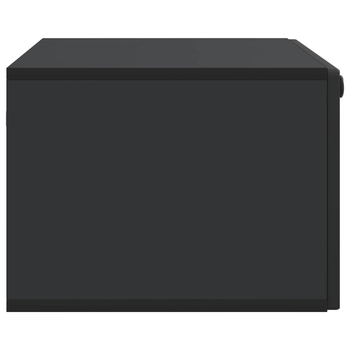 Wandmontierter TV-Schrank Schwarz 78,5 x 41 x 30 cm
