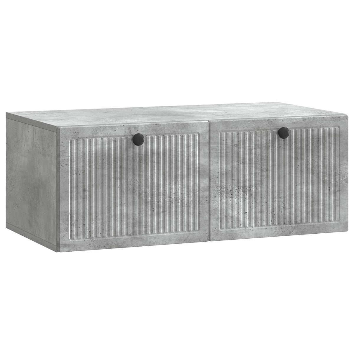 Wandmontierter TV-Schrank Betongrau 78,5 x 41 x 30 cm