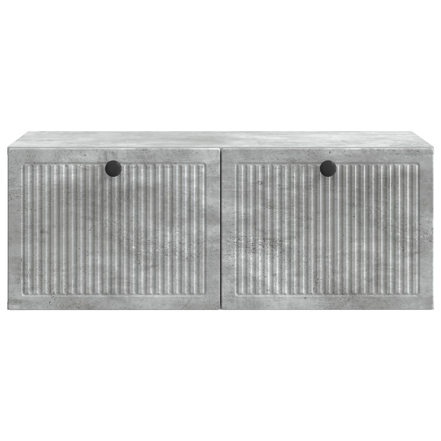 Wandmontierter TV-Schrank Betongrau 78,5 x 41 x 30 cm