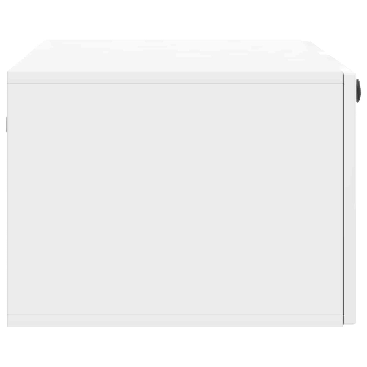 Wandmontierter TV-Schrank Hochglanz Weiß 78,5 x 41 x 30 cm