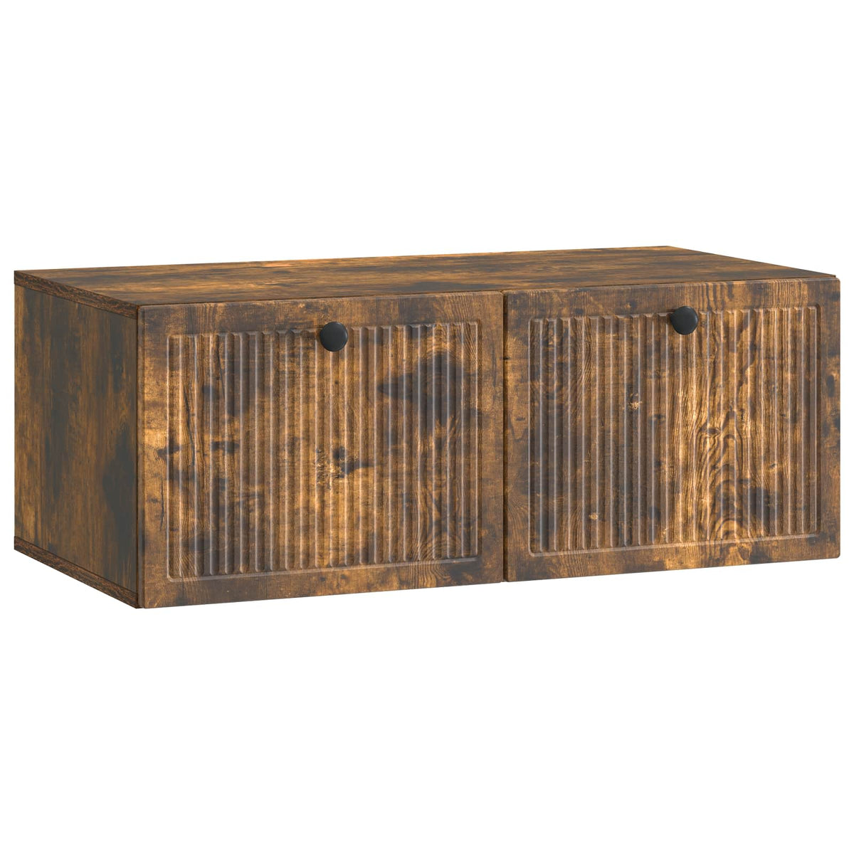 Wandmontierter TV-Schrank Geräucherte Eiche 78,5 x 41 x 30 cm