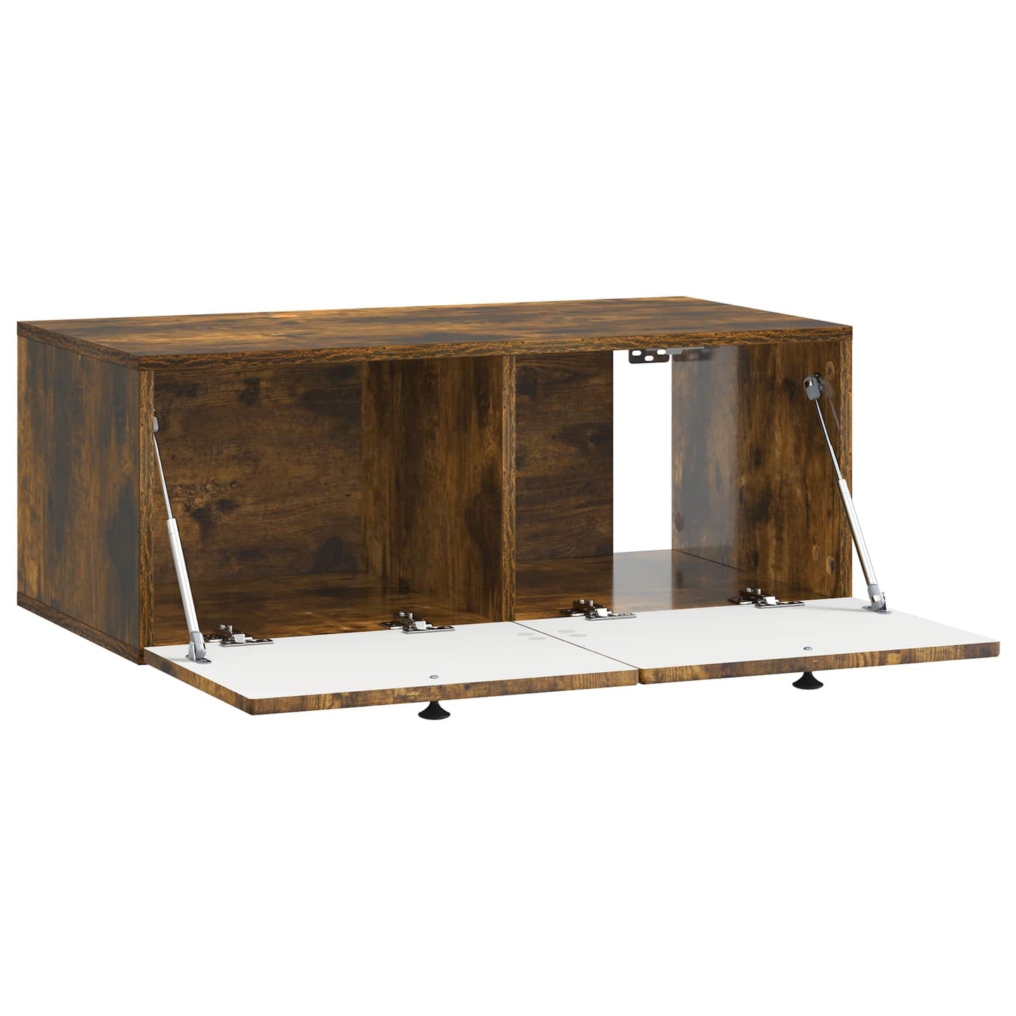 Wandmontierter TV-Schrank Geräucherte Eiche 78,5 x 41 x 30 cm