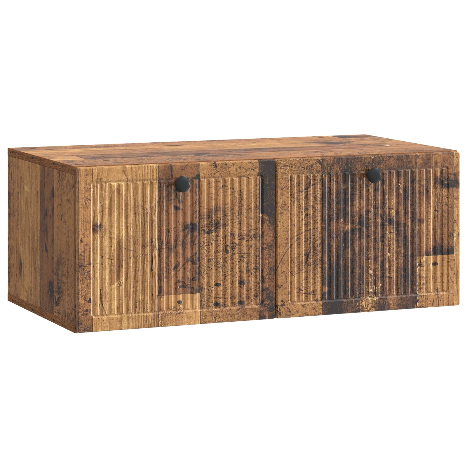 Wandmontierter TV-Schrank Altholz 78,5 x 41 x 30 cm