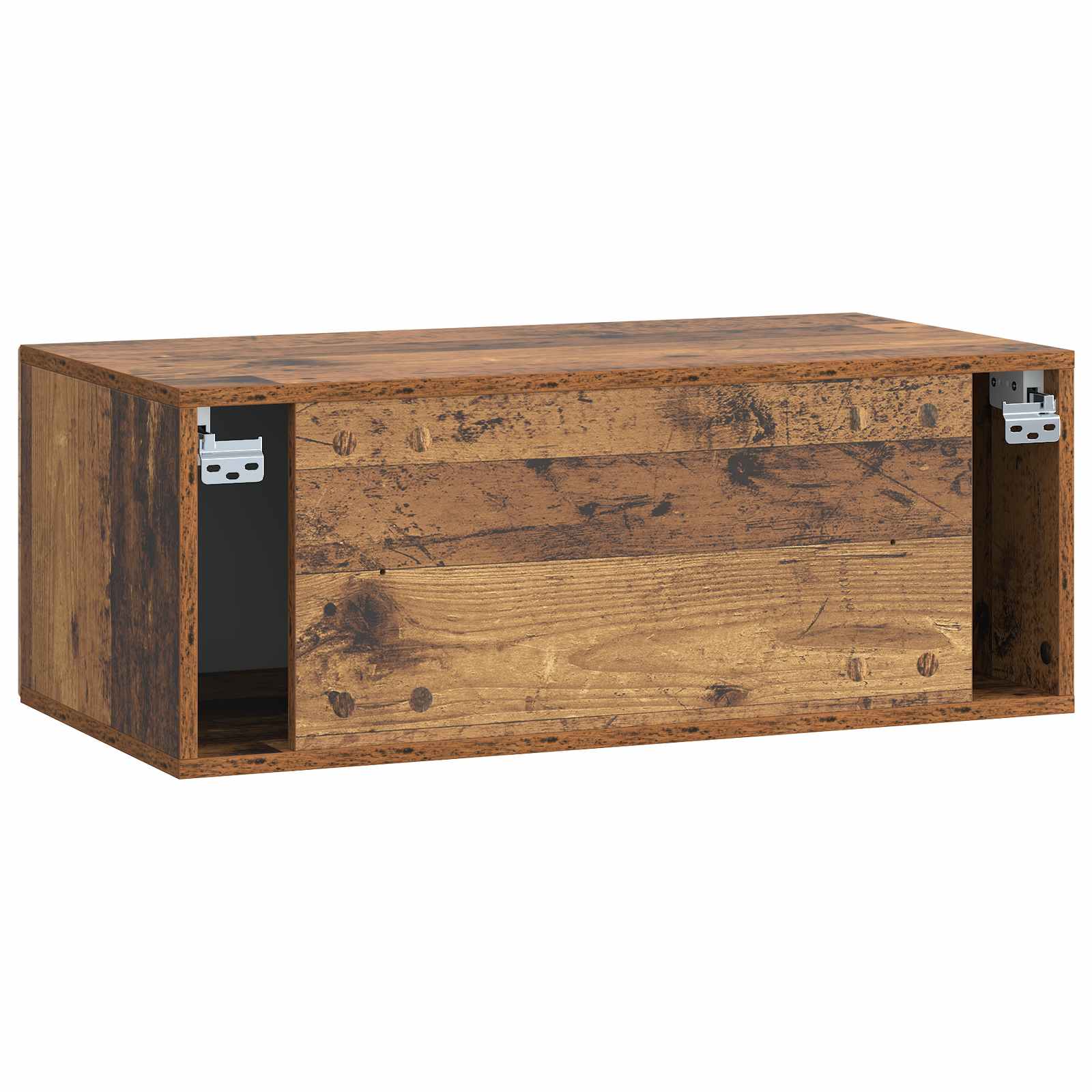 Wandmontierter TV-Schrank Altholz 78,5 x 41 x 30 cm