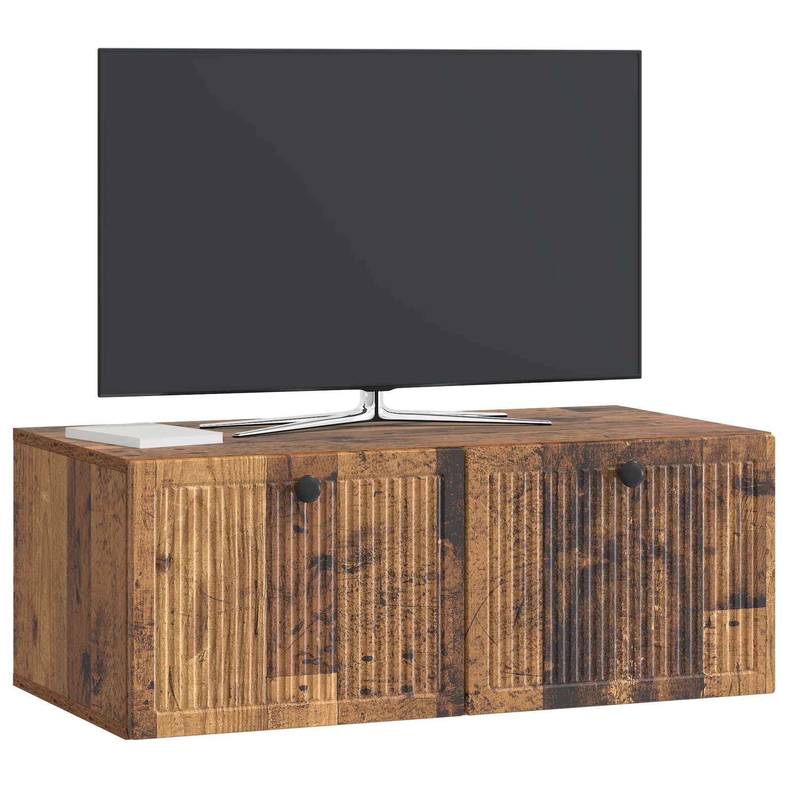 Wandmontierter TV-Schrank Altholz 78,5 x 41 x 30 cm