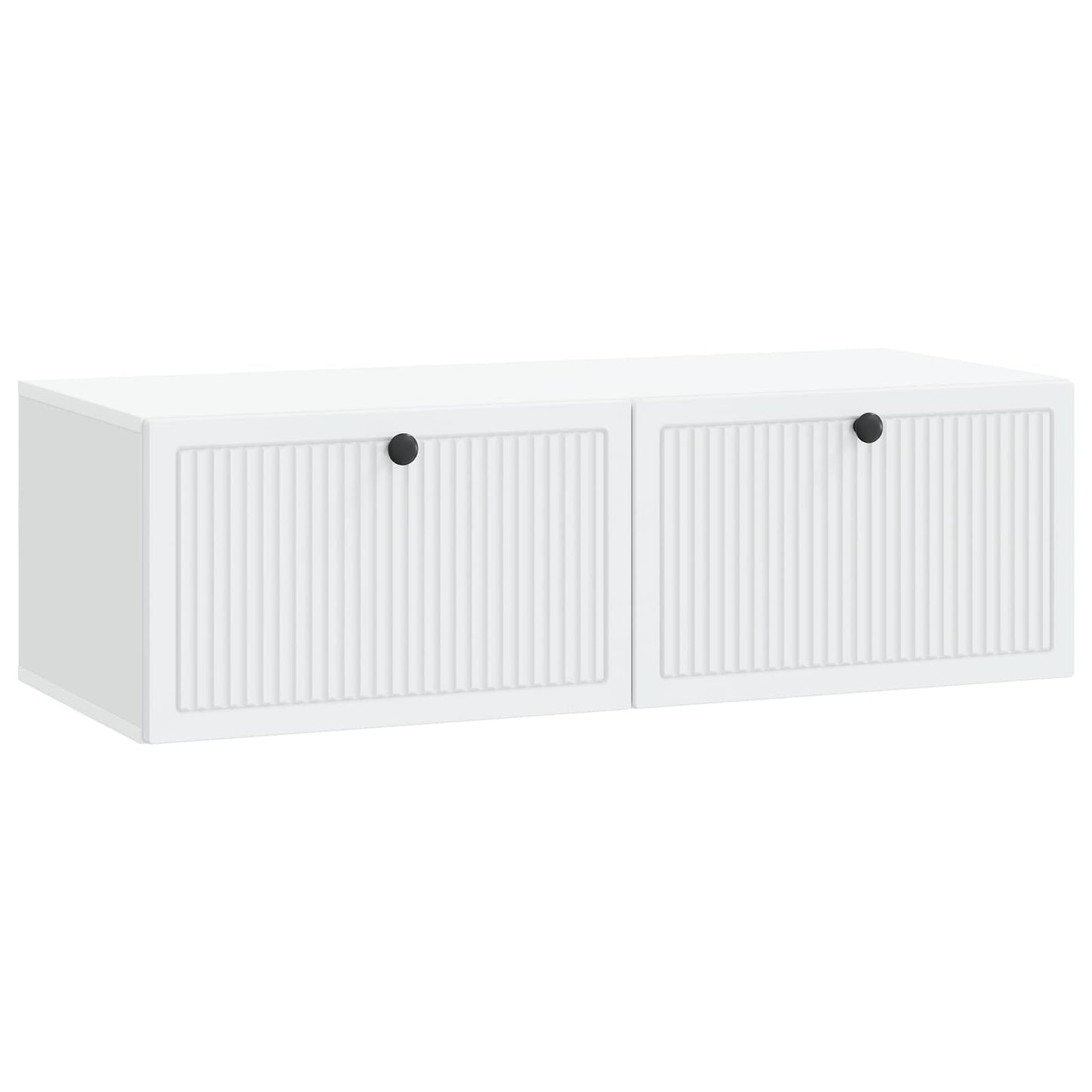 Wandmontierter TV-Schrank Weiß 98 x 41 x 30 cm Holzwerkstoff