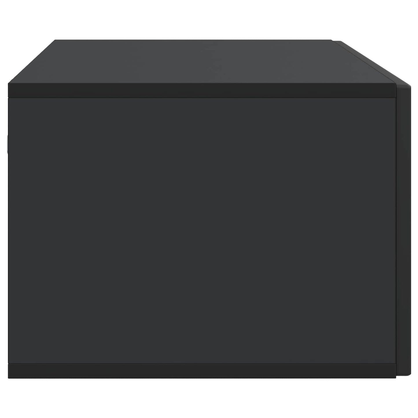 Wandmontierter TV-Schrank Schwarz 98 x 41 x 30 cm Holzwerkstoff