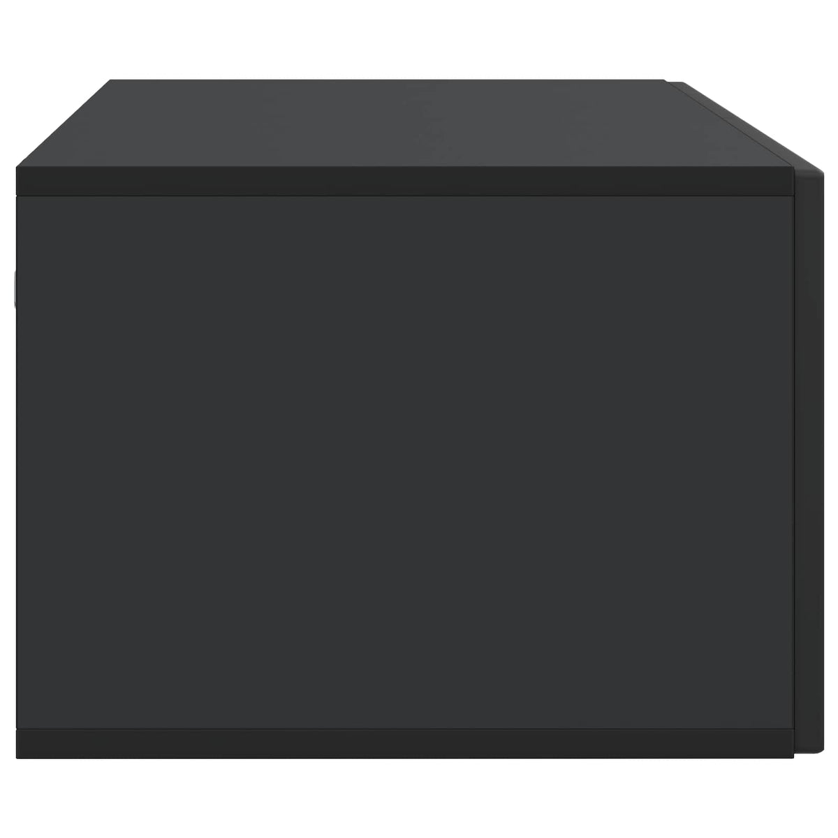 Wandmontierter TV-Schrank Schwarz 98 x 41 x 30 cm Holzwerkstoff