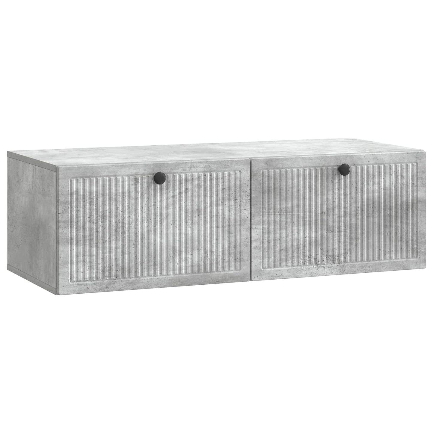 Wandmontierter TV-Schrank Betongrau 98 x 41 x 30 cm