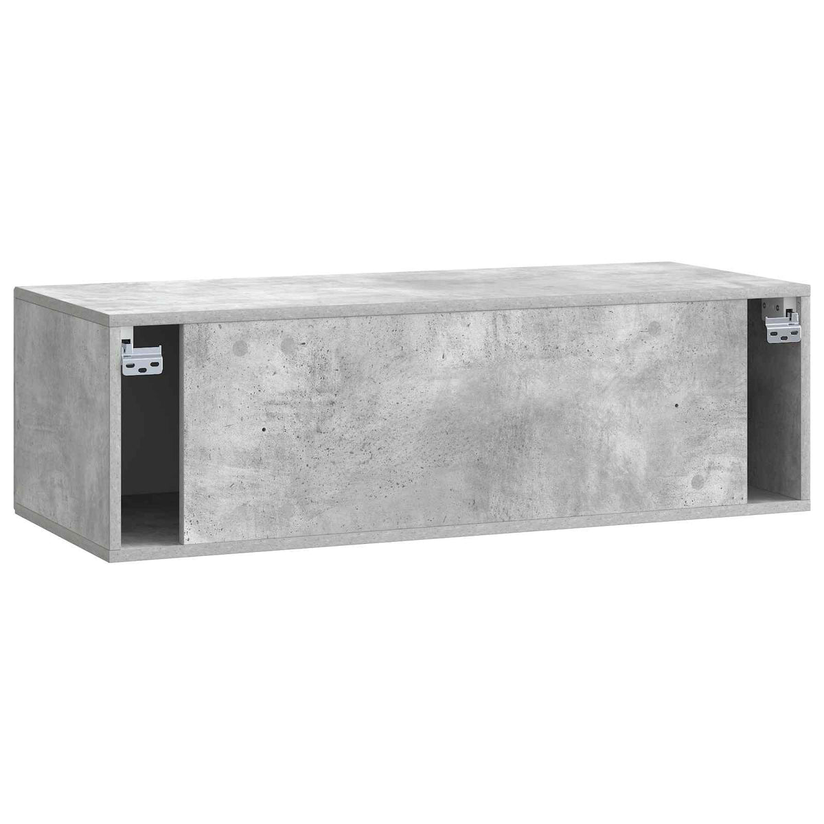 Wandmontierter TV-Schrank Betongrau 98 x 41 x 30 cm